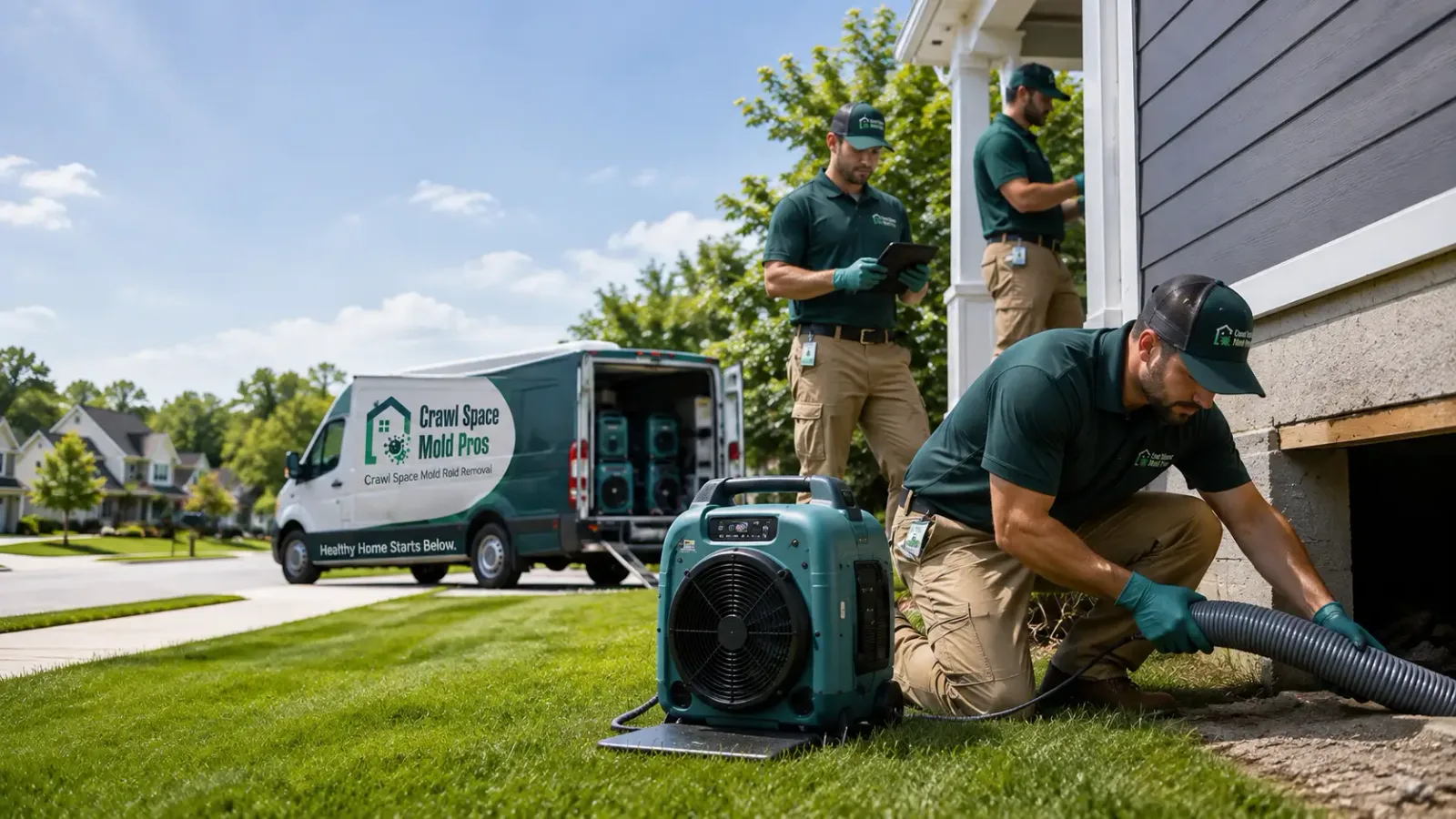 Crawl Space Mold Removal in Sudbury, MA